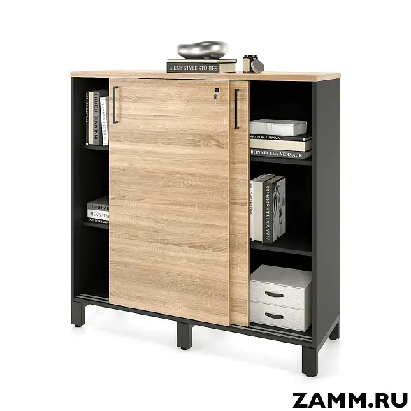 Локер ZAMM (шкаф-купе) 3 полки. На металлокаркасе 1200 (Ш:1200, Г:414, В:1210)