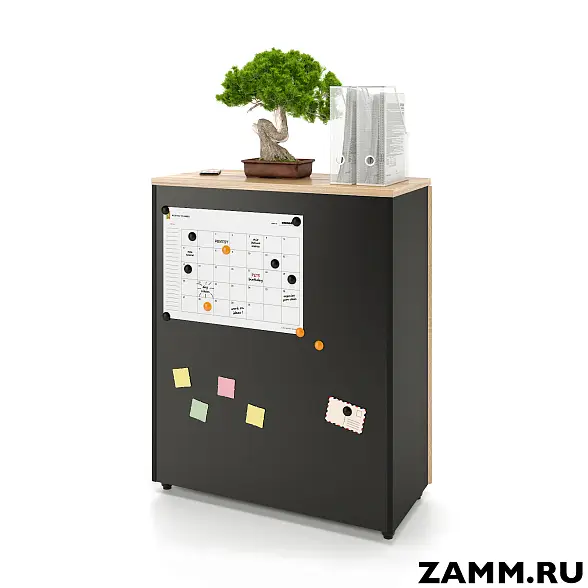 Шкаф ZAMM распашной 3 полки, 2 двери. На регулируемых опорах 900  (Ш:900, Г:414, В:1117) 