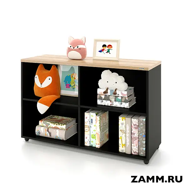 Комод ZAMM 2 полки открытый. На регулируемых опорах 1200 (Ш:1200, Г:414, В:747)