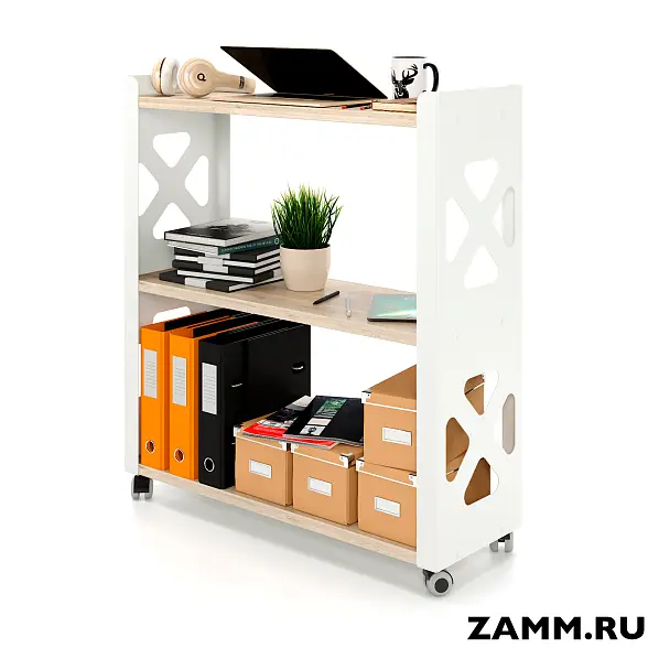 Стеллаж мобильный ZAMM. 3 полки