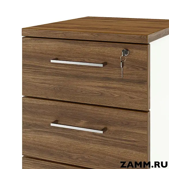 Тумба мобильная ZAMM. 5 ящиков с центральным замком (Ш:410, Г:500, В:958) 