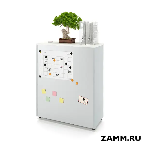 Шкаф ZAMM распашной 3 полки, 2 двери. На регулируемых опорах 900  (Ш:900, Г:414, В:1117) 