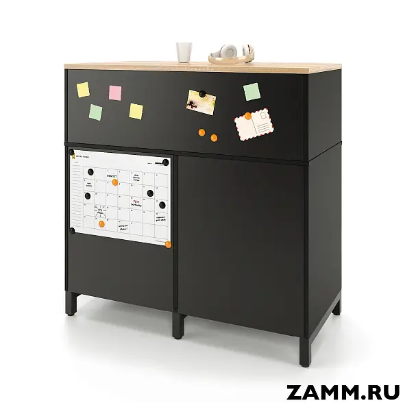 Локер ZAMM (шкаф-купе) 2 полки с надстройкой. На металлокаркасе 1400. B=600 (Ш:1400, Г:600, В:1207) 