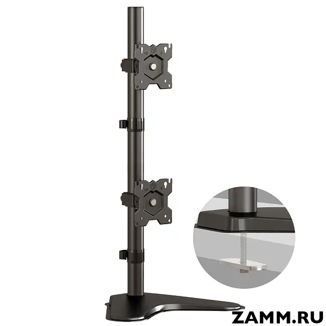 Кронштейн для двух мониторов ONKRON D208FS 13"-34" настольный