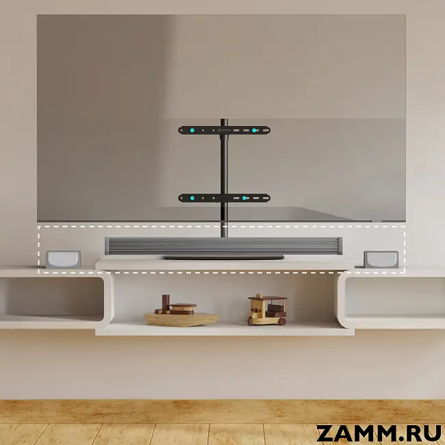 Настольная подставка для ТВ ONKRON PT3 32"-75" поворотная