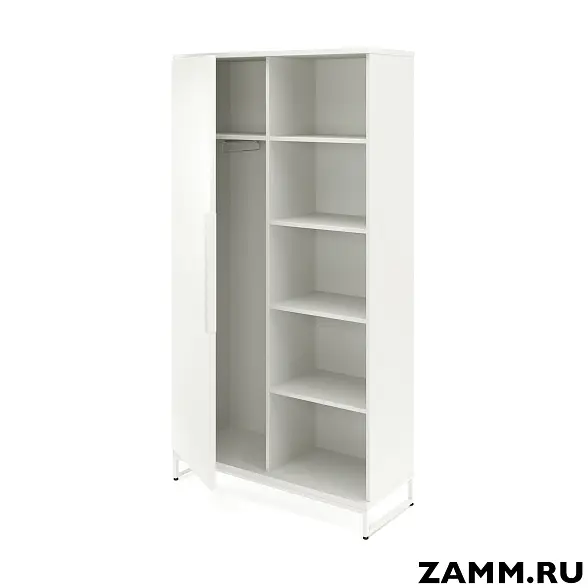 Шкаф ZAMM Прага 2 секции. На металлическом основании Левый 414 (Ш:1158;Г:414;В:1985) 