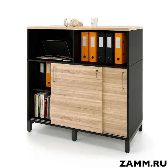 Локер ZAMM (шкаф-купе) 2 полки с надстройкой. На металлокаркасе 1400. B=600 (Ш:1400, Г:600, В:1207)