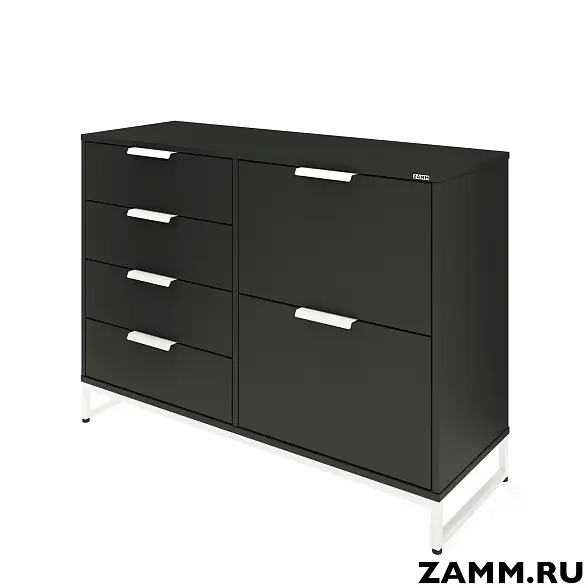 Комод ZAMM Прага 4. 2 секции на металлическом основании 414 (Ш:1180, Г:414, В:860)