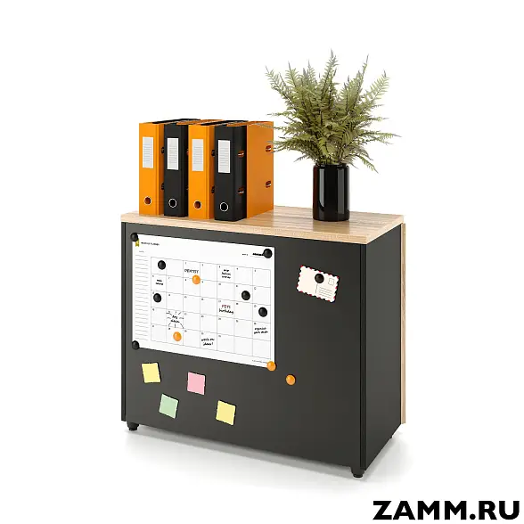Шкаф ZAMM распашной 2 полки, 2 двери. На регулируемых опорах 900 (Ш:900, Г:414, В:747) 