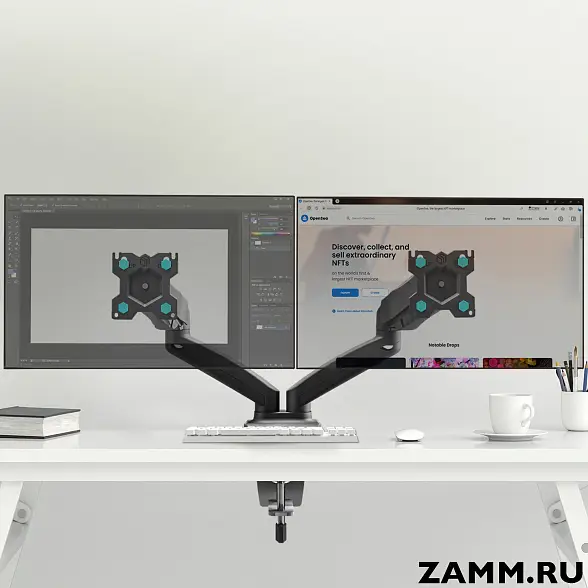 Кронштейн для мониторов ONKRON G160 13"-32" настольный 