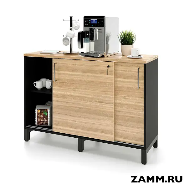 Локер ZAMM (шкаф-купе) 2 полки. На металлокаркасе 1200 (Ш:1200, Г:414, В:836)