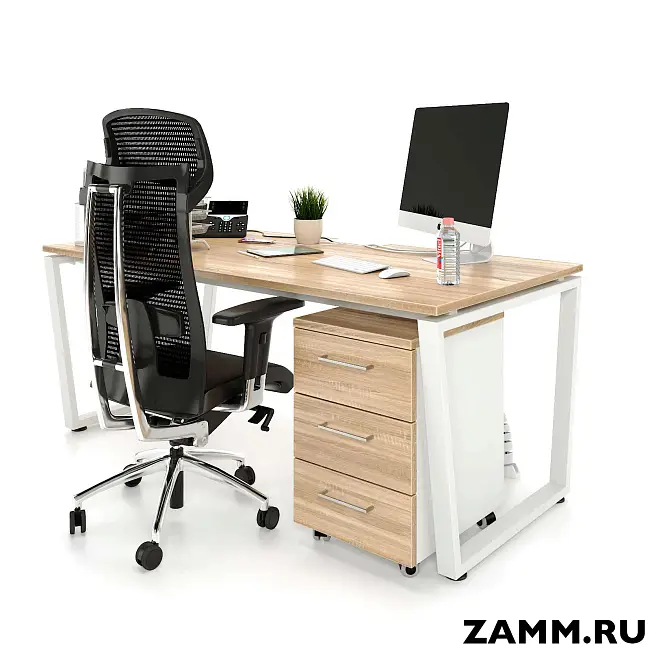 Тумба мобильная ZAMM. 3 ящика без замка (Ш:410, Г:500, В:613)