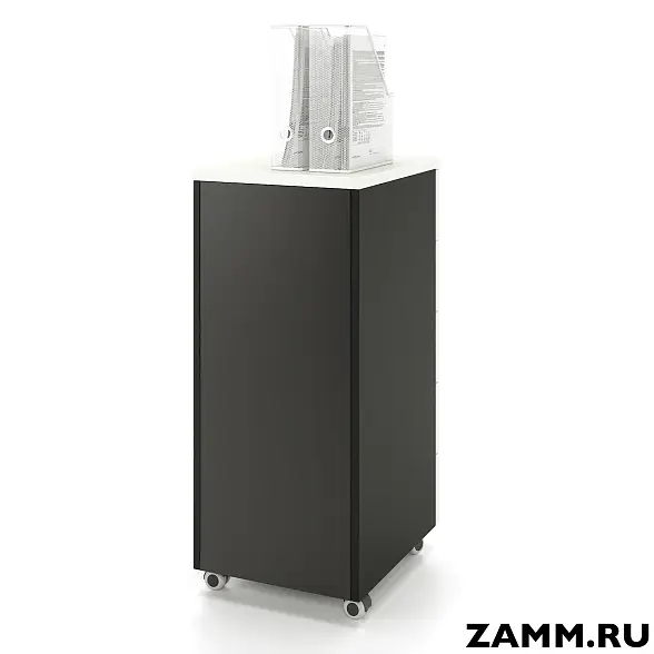 Тумба мобильная ZAMM. 5 ящиков с центральным замком (Ш:410, Г:500, В:958) 