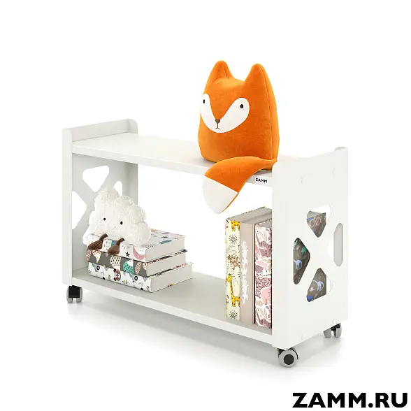 Стеллаж мобильный ZAMM HOME 2 полки