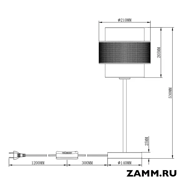 Лампа настольная Moderli Gela 