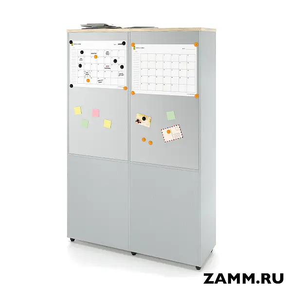 Локер ZAMM (шкаф-купе) 5 полок. На регулируемых опорах 1200 (Ш:1200, Г:414, В:1812) 