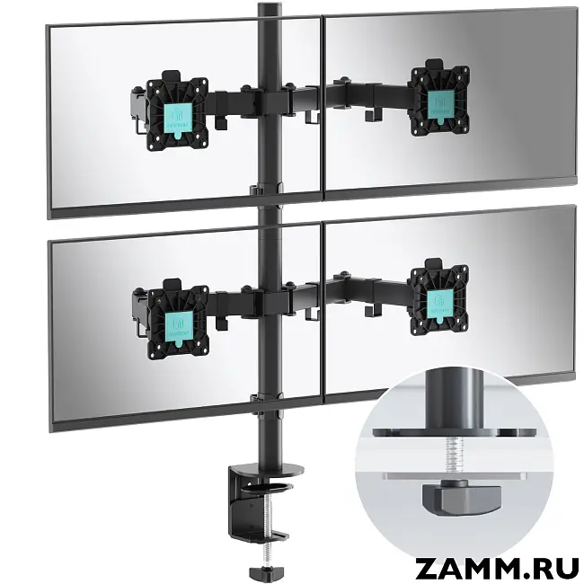Кронштейн для монитора ONKRON D421E 13"-32" настольный