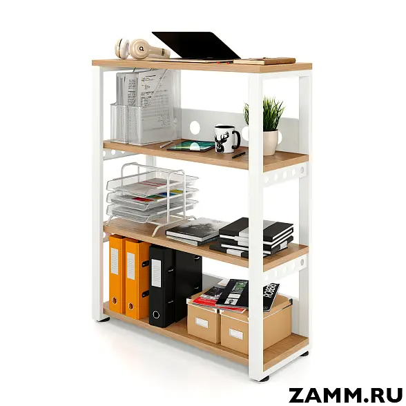 Стеллаж ZAMM Тип 2 низкий с топом. 3 полки + топ