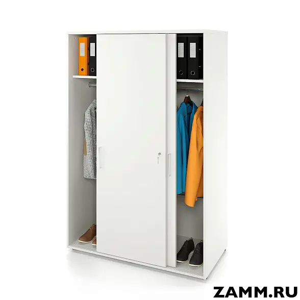 Локер ZAMM (шкаф-купе) гардероб.Опоры регулируемые 1200. B=600. H=1910 (Ш:1200, Г:600, В:1812)