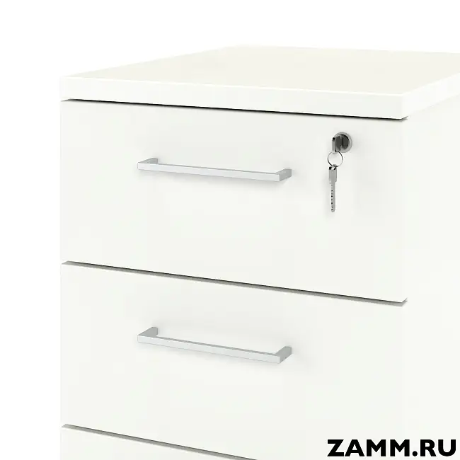 Тумба приставная ZAMM. 4 ящика с центральным замком 800 (Ш:410, Г:800, В:745)