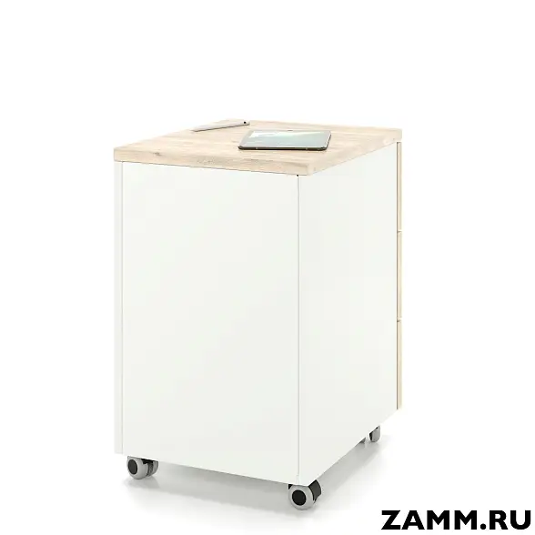 Тумба мобильная ZAMM. 3 ящика без замка (Ш:410, Г:500, В:613) 