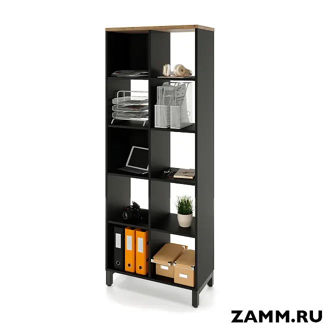 Стеллажная система MIX 5x2 ZAMM. На металлокаркасе (Ш:758, Г:370, В:1982)