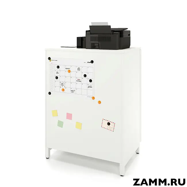 Шкаф ZAMM распашной 3 полки, 2 двери 600. На металлокаркасе 900 (Ш:900, Г:600, В:1207)
