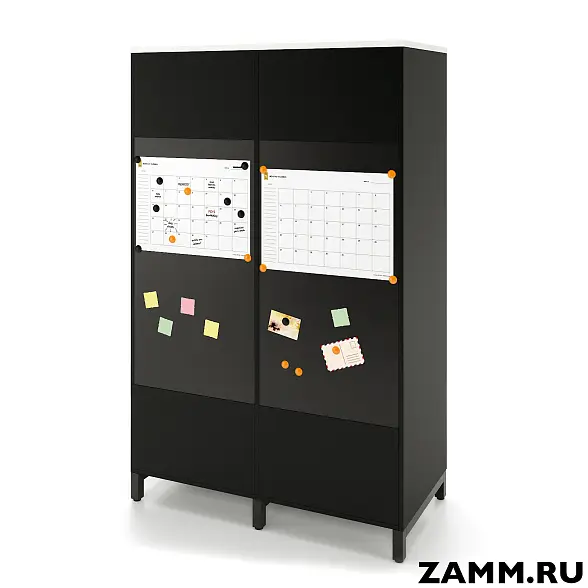Локер ZAMM (шкаф-купе) 5 пл. 1 сек.: шт , 2 сек.: 5 полок. На мк 1200. B=600 (Ш:1200, Г:600, В:1907) 