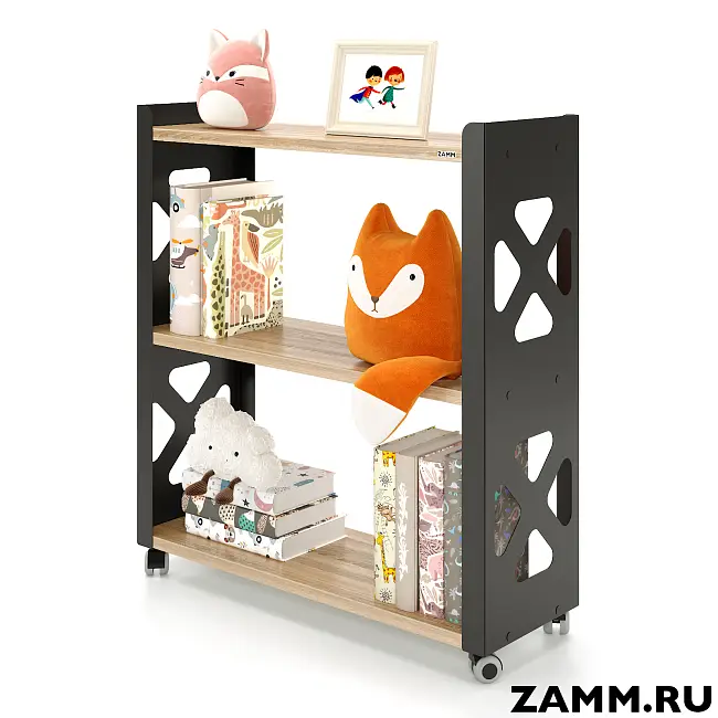 Стеллаж мобильный ZAMM HOME 3 полки