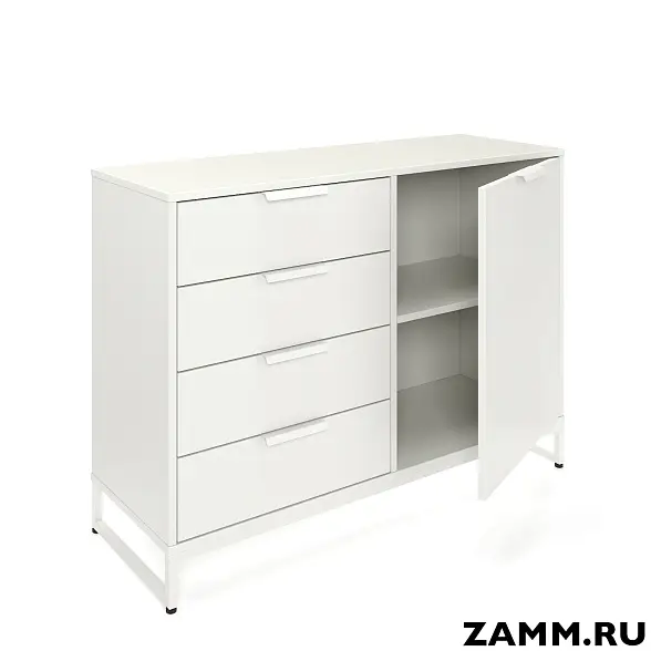 Комод ZAMM Прага 3. 2 секции на металлическом основании 414 (Ш:1180, Г:414, В:860) 