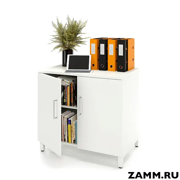 Шкаф ZAMM распашной 2 полки, 2 двери. На металлокаркасе 900 В=600 (Ш:900, Г:600, В:837)