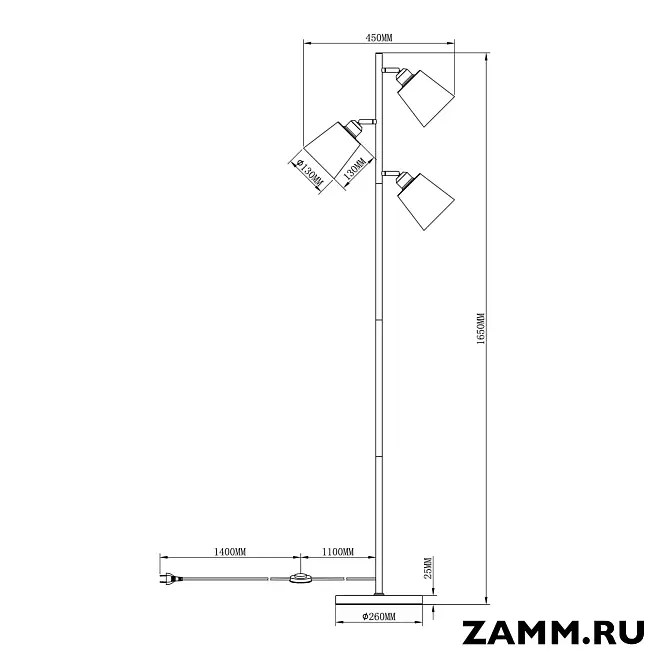 Торшер Moderli Floor