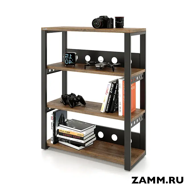 Стеллаж ZAMM Тип 2 низкий с топом. 3 полки + топ