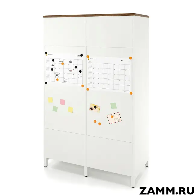 Локер ZAMM (шкаф-купе) 5 пл. 1 сек.: шт , 2 сек.: 5 полок. На мк 1200. B=600 (Ш:1200, Г:600, В:1907)