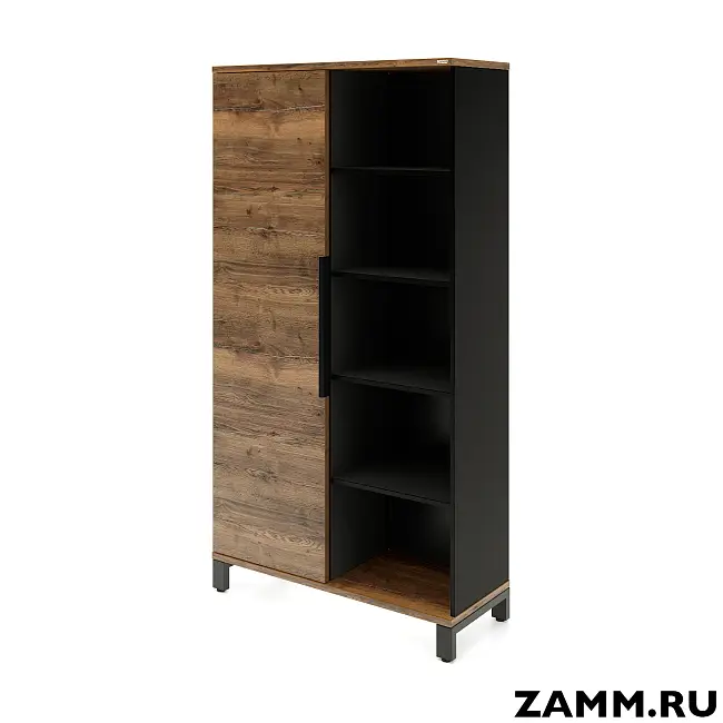 Шкаф ZAMM Прага 2 секции. На металлокаркасе Левый 414 (Ш:1158; Г:414; В:1985)