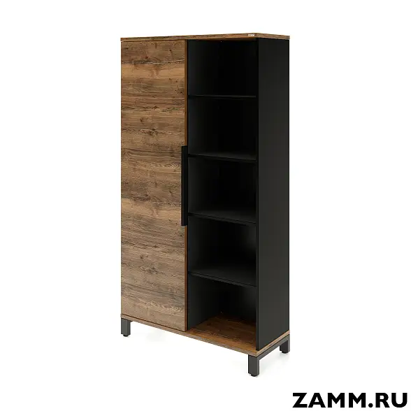 Шкаф ZAMM Прага 2 секции. На металлокаркасе Левый 414 (Ш:1158; Г:414; В:1985) 