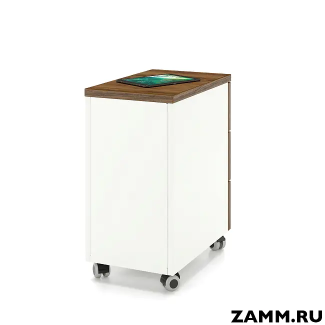 Тумба мобильная ZAMM. 3 ящика с центральным замком (Ш:310, Г:500, В:612)
