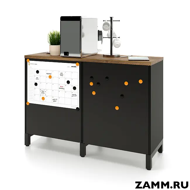 Локер ZAMM (шкаф-купе) 2 полки. На металлокаркасе 1200 (Ш:1200, Г:414, В:836)