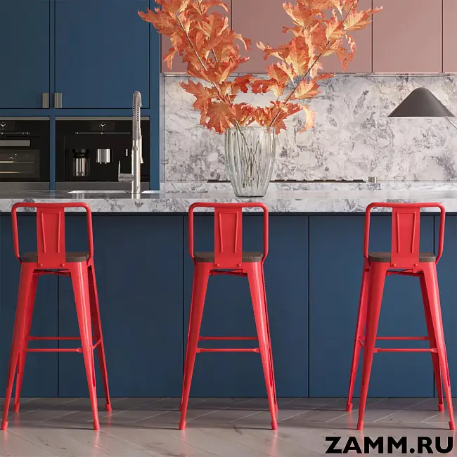 Барный стул Tolix Wood