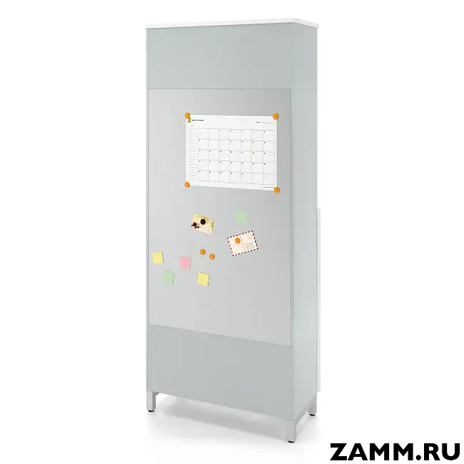 Шкаф ZAMM распашной 6 полок, 2 двери, 3 полки закрыты, 3 полки открыты (Ш:900, Г:414, В:2270)
