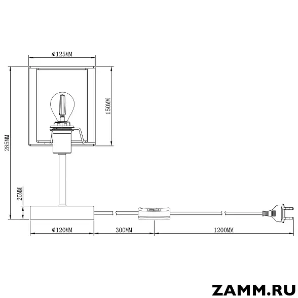 Лампа настольная Moderli Room V10626-1T 