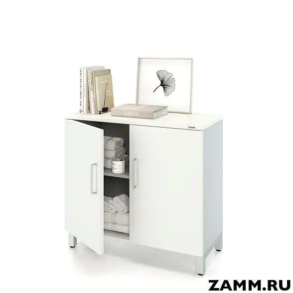 Шкаф ZAMM распашной 2 полки, 2 двери для дома. На металлокаркасе 900 (Ш:900, Г:414, В:831)