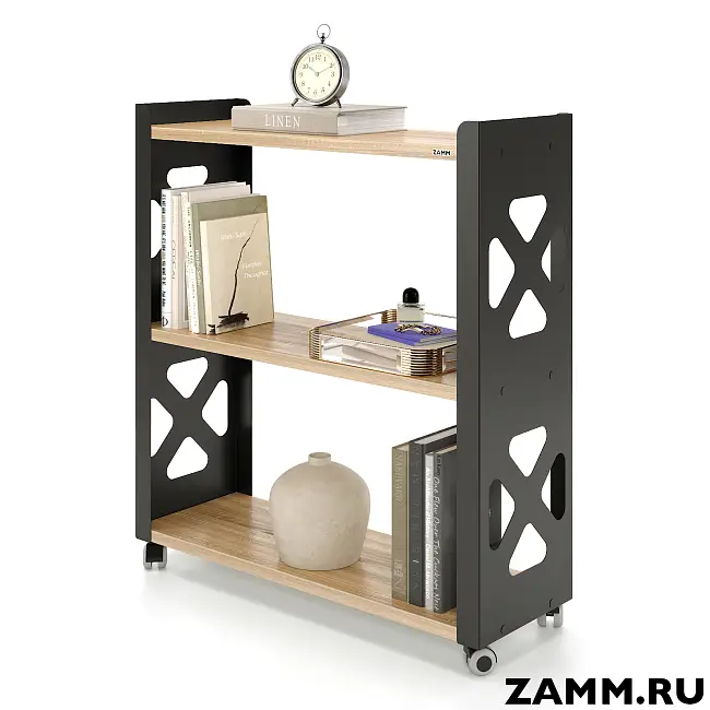 Стеллаж мобильный ZAMM HOME 3 полки