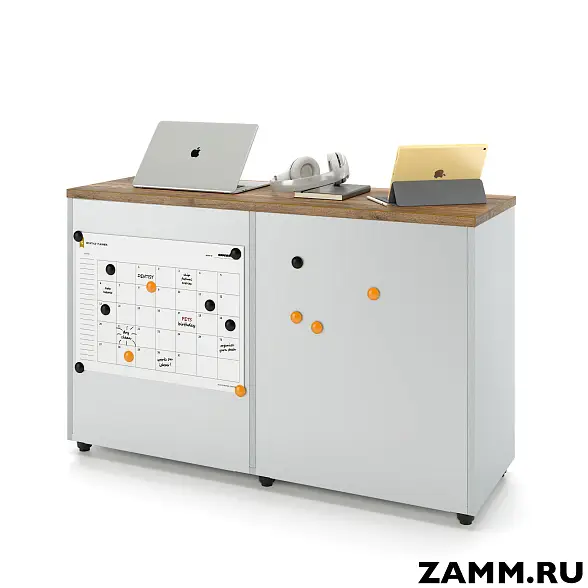 Локер ZAMM 2 полки открытый. На регулируемых опорах 1200 (Ш:1200, Г:414, В:747) 