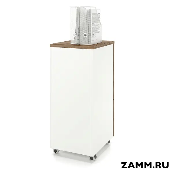 Тумба мобильная ZAMM. 5 ящиков с центральным замком (Ш:410, Г:500, В:958) 