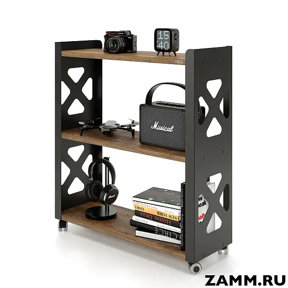 Стеллаж мобильный ZAMM HOME 3 полки