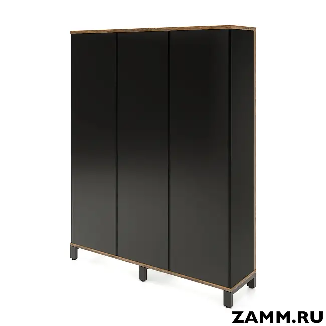 Шкаф ZAMM Прага 3 секции. На металлокаркасе 414 (Ш:1726; Г:414; В:1985)