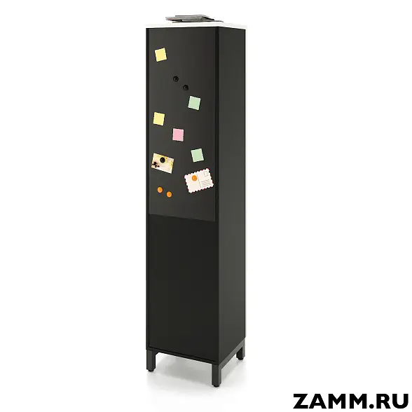 Шкаф ZAMM распашной 5 полок, 1 дверь. На металлокаркасе 450 Левый (Ш:450, Г:414, В:1905) 