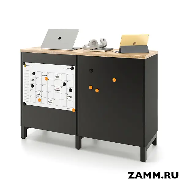 Локер ZAMM 2 полки открытый. На металлокаркасе 1200 (Ш:1200, Г:414, В:836) 