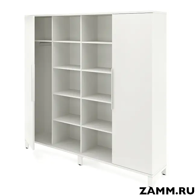 Шкаф ZAMM Прага 4 секции. На металлокаркасе 414 (Ш:2294; Г:414; В:1985)